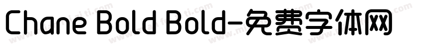 Chane Bold Bold字体转换